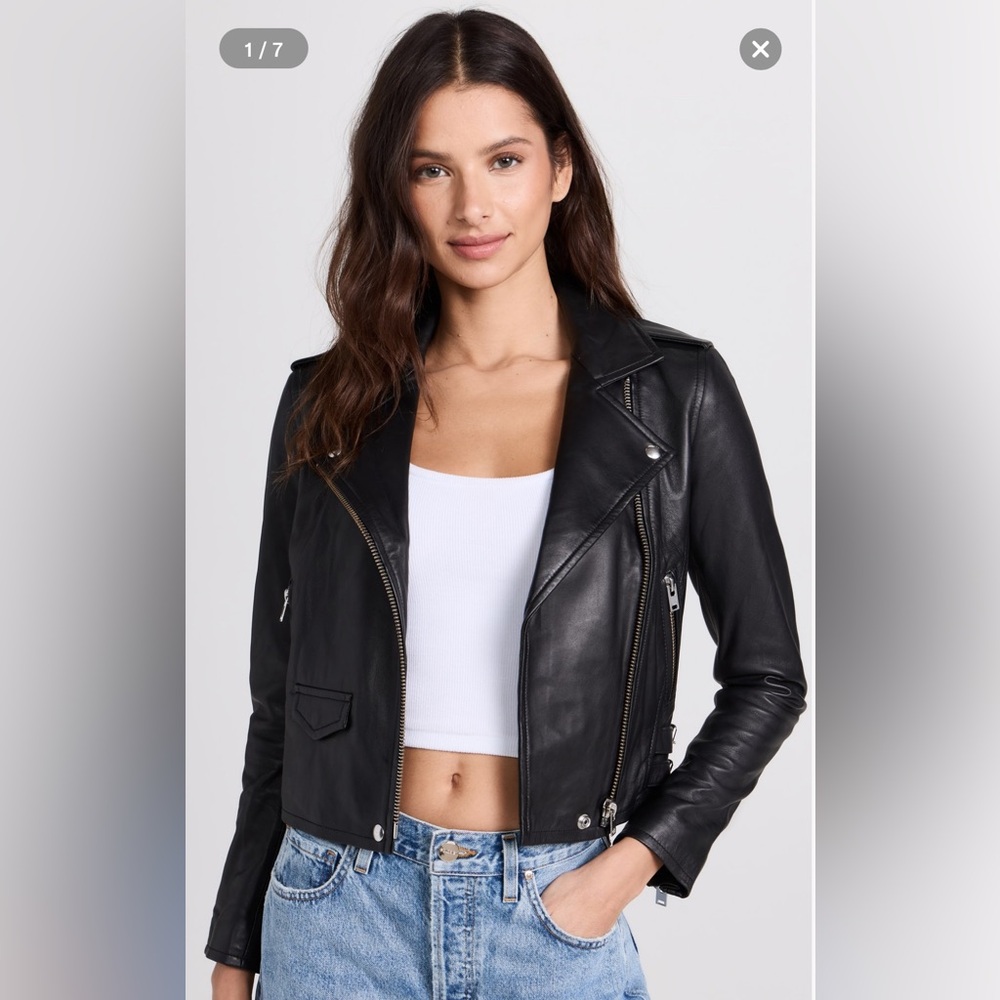 IRO Ashbille leather jacket